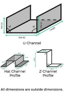 sheet metal channel u|u channel catalogue.